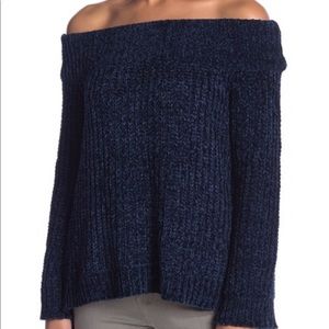 English factory off-the-shoulder sweater